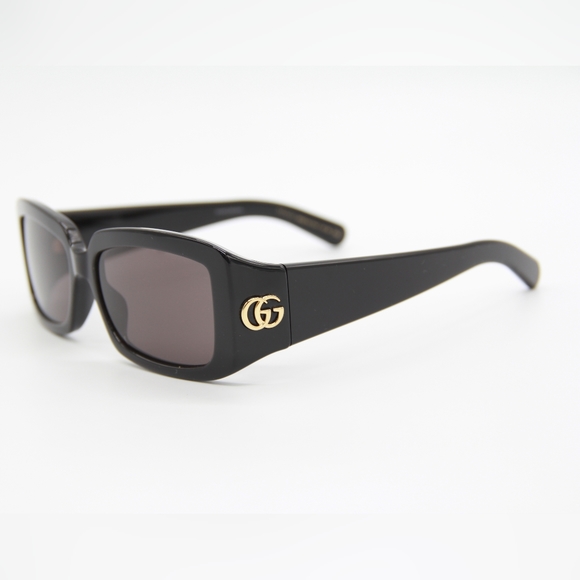 NEW GUCCI SUNGLASSES GG1403S 001 BLACK EYEWEAR - Picture 6 of 11